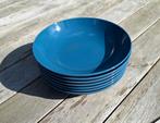 Ikea borden donker blauw, Huis en Inrichting, Keuken | Servies, Ophalen, Zo goed als nieuw, Bord(en), Overige stijlen