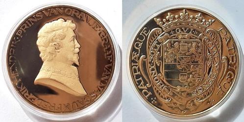 Prins Frederik Hendrik, Postzegels en Munten, Penningen en Medailles, Brons, Nederland, Verzenden