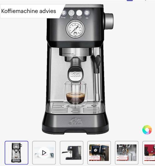 Solis Barista piston machine. Nieuw 449 - ca 10x gebruikt!!, Witgoed en Apparatuur, Koffiemachine-accessoires, Zo goed als nieuw