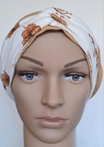 Chemo/ haarverlies tricot muts met sjaal no 52 A. Beige., Kleding | Dames, Mutsen, Sjaals en Handschoenen, Anna, Maat 42/44 (L)
