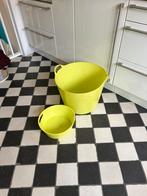 Wasmand en knijperbak van kunsstof  groen., Ophalen of Verzenden, Zo goed als nieuw, Kunststof