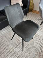 Nieuw - BRONX71 - eetkamerstoel - 8 stuks - grey/cognac, Ophalen of Verzenden, Zo goed als nieuw, Grijs, Eén