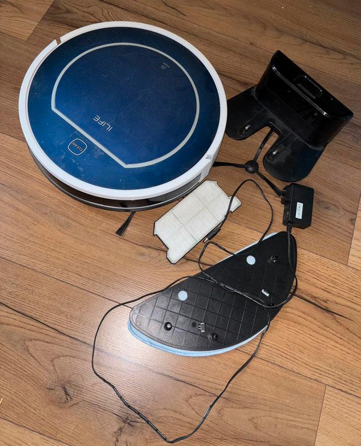 ILIFE V7 robotstofzuiger – defect, voor onderdelen, Witgoed en Apparatuur, Stofzuigers, Niet werkend, Robotstofzuiger, Minder dan 1200 watt