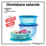 tupperware 3 ruimtekommen voor slechts 19.99, Huis en Inrichting, Nieuw, Blauw, Verzenden