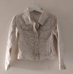 spijkerjasje maat 116, voor een meisje,  volgnr 5, Meisje, Ophalen of Verzenden, Zo goed als nieuw, Jas