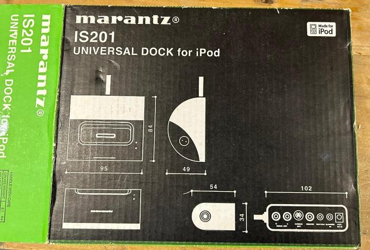 Marantz IS201 Universal Dock for iPod, Audio, Tv en Foto, Mp3-spelers | Accessoires | Apple iPod, Gebruikt, Dock of Kabel, Ophalen of Verzenden