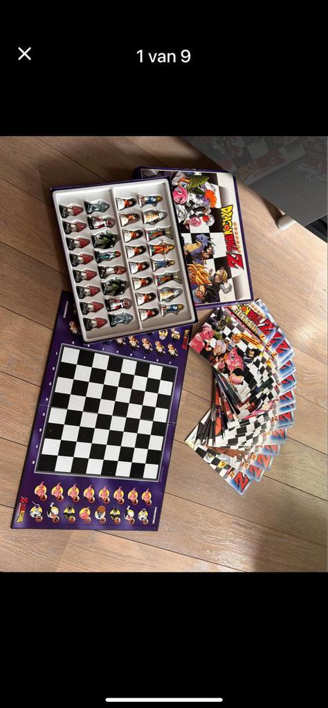 Dragonball Z Schaakbord, Hobby en Vrije tijd, Gezelschapsspellen | Bordspellen, Gebruikt, Een of twee spelers, Ophalen of Verzenden