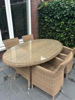 4SO 4 seasons outdoor tuinset riet, Ophalen, Zo goed als nieuw, Stoel, Overige materialen