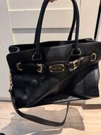 Michael Kors tas, zwart leren model Hamilton East West Tote, Ophalen, Gebruikt, Zwart, Minder dan 35 cm