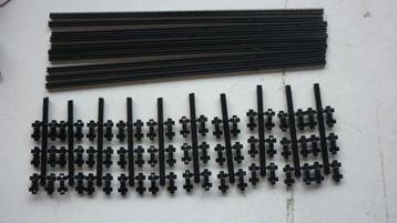 10 Fleischmann H0 6411 tandradstaven in ovp beschikbaar voor biedingen