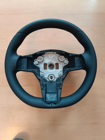 Inruil tesla model 3 stuur stuurwiel echt mat nappa leder  beschikbaar voor biedingen