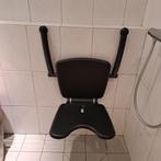 douche stoel HEWI. Antraciet, Ophalen, Zo goed als nieuw