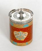 Candy potje Japans tafreel met een Verzilverd Montuur, Antiek en Kunst, Antiek | Keramiek en Aardewerk, Ophalen of Verzenden