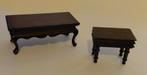 Salontafel Poppenhuis 1:12 - Vintage Look, Ophalen of Verzenden, Poppenhuis