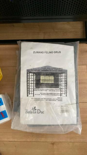 Zijwanden Felino Grijs 2 stuks 3x3M beschikbaar voor biedingen