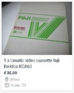 Umatic Fuji Beridox tape  - KCA60, Ophalen of Verzenden, Nieuw, Overige typen