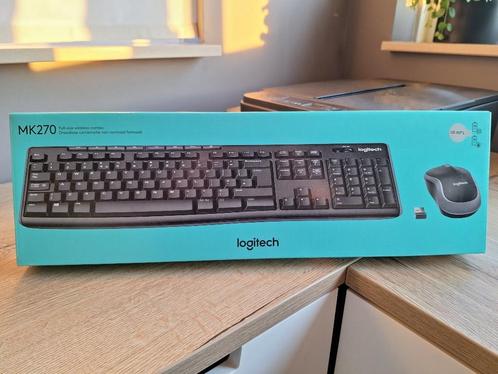 Logitech Desktop MK270 | Draadloze set [Nieuw!], Computers en Software, Toetsenborden, Nieuw, Qwerty, Draadloos, Ophalen of Verzenden