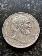 1870 2 1/2 gulden - rijksdaalder, Zilver, 2½ gulden, Ophalen of Verzenden, Koning Willem III