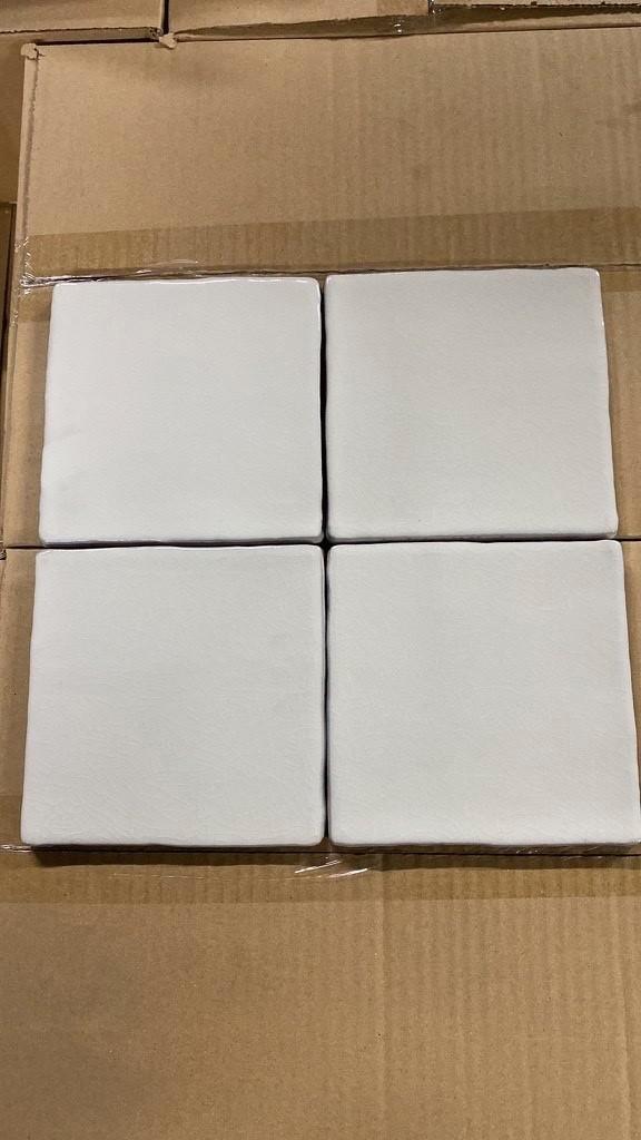 Restpartij handvorm tegels 13x13, Doe-het-zelf en Verbouw, Tegels, Nieuw, Wandtegels, Keramiek, Minder dan 20 cm, Minder dan 20 cm