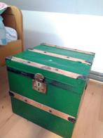 Leuk oude groene hutkoffer, Ophalen, Gebruikt