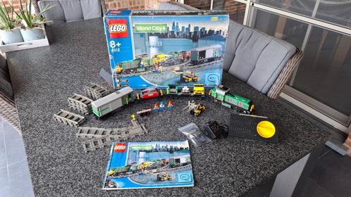 Lego 9V Train - Cargo Train (World City), Kinderen en Baby's, Speelgoed | Duplo en Lego, Gebruikt, Lego, Complete set, Ophalen of Verzenden