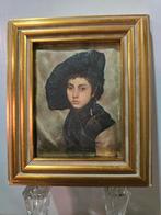 Antiek silk portret Steven Graph, Ophalen of Verzenden