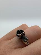 X373 Prachtige zilveren TEKA ring roosje (verstelbaar), Sieraden, Tassen en Uiterlijk, Antieke sieraden, Ophalen of Verzenden