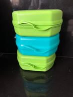 3 Tupperware Lunchboxen in Goede Staat, Ophalen of Verzenden, Zo goed als nieuw, Blauw, Bus of Trommel