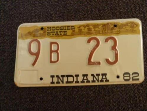 Kentekenplaat licenseplate Indiana Hoosier State 2 USA, Verzamelen, Automerken, Motoren en Formule 1, Gebruikt, Auto's, Verzenden
