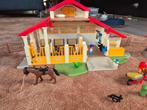Playmobil manege (4190) en paardentransport (4189), Kinderen en Baby's, Speelgoed | Playmobil, Ophalen of Verzenden, Zo goed als nieuw