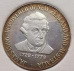 James Cook 1728-1779 -discovery of Australia and New-Zealand, Zilver, Overige waardes, Ophalen of Verzenden, Losse munt