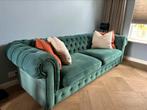 Nette stoffe bank Goossens, Huis en Inrichting, Banken | Sofa's en Chaises Longues, Ophalen, Chesterfield, Driepersoons, 75 tot 100 cm