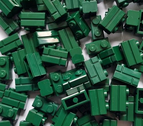 Lego 1x2 masonry brick, Dark green (per 100), Kinderen en Baby's, Speelgoed | Duplo en Lego, Nieuw, Lego, Losse stenen, Verzenden
