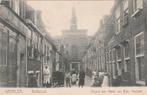 Haarlem Kerkstraat 1909 fraai volk, Ophalen of Verzenden, Voor 1920, Gelopen, Noord-Holland