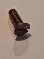 25-100 st Rood koperen boutjes verzonken kop m4 x12mm hobbyy, Verzenden, Nieuw, Minder dan 180 cm, Palen