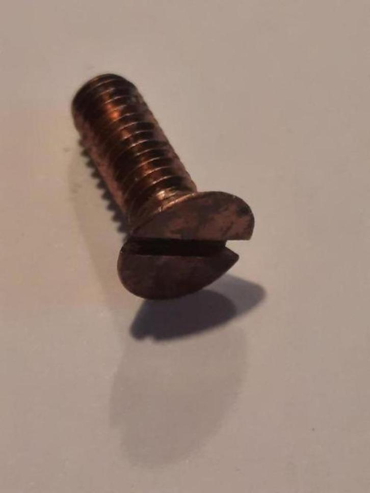 25-100 st Rood koperen boutjes verzonken kop m4 x12mm hobbyy, Tuin en Terras, Palen, Balken en Planken, Nieuw, Palen, Minder dan 180 cm