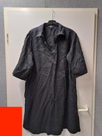 Jurkje Dames maat 46 100% linnen, Zwart, Maat 46/48 (XL) of groter, Ophalen of Verzenden, Zo goed als nieuw