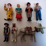 Zes leuke Piepo de clown vlieguren.   Plus ezel., Verzamelen, Poppetjes en Figuurtjes, Ophalen of Verzenden, Zo goed als nieuw