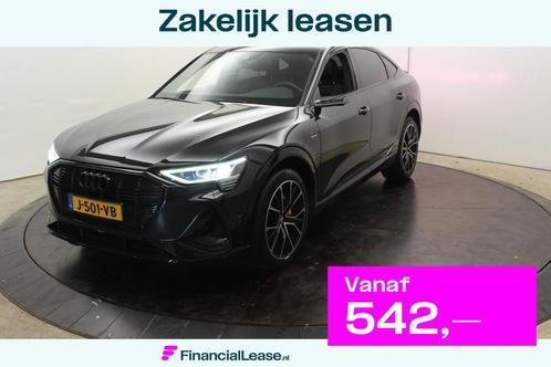 Audi e-tron Sportback 55 quattro S edition 408 PK 2xS-Line P, Auto's, Audi, Bedrijf, Lease, Financial lease, e-tron, 360° camera
