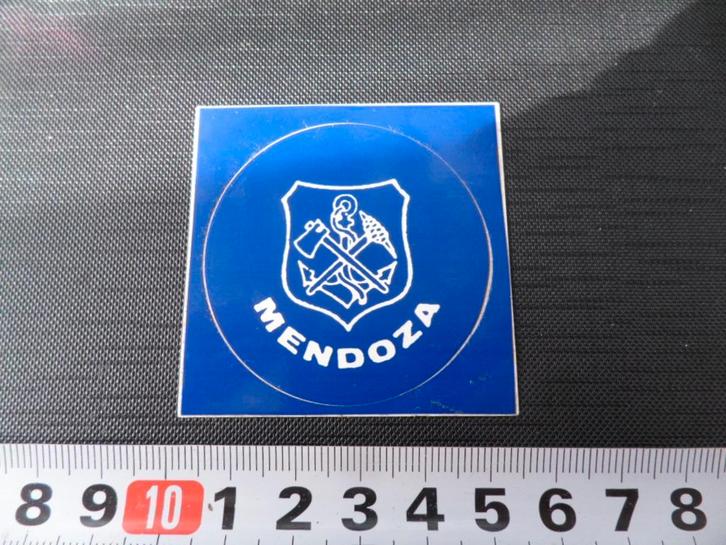 sticker logo MENDOZA, Verzamelen, Stickers, Zo goed als nieuw, Ophalen