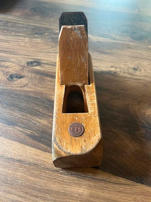 Vintage HBS houten blokschaaft klein model, compleet, Antiek en Kunst, Antiek | Gereedschap en Instrumenten, Ophalen of Verzenden