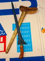 Antieke Keris Dapur Brojol Pamor Udan Mas Tiban Yogya SVD65, Verzenden