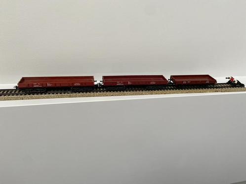set Marklin platte wagens, 4423 en 4473, Hobby en Vrije tijd, Modeltreinen | H0, Zo goed als nieuw, Wagon, Wisselstroom, Märklin