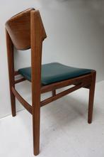 Deense vintage teak Stoelen/ Eetkamerstoelen, set van 4, Ophalen, Bruin, Vier, Hout