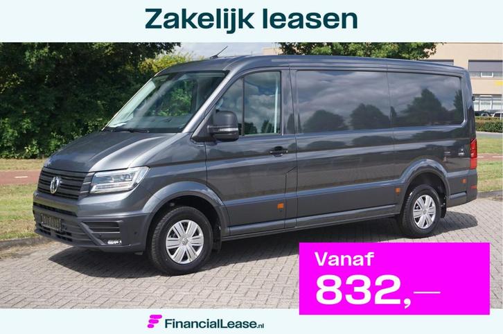 Volkswagen Crafter 35 177PK L3H2 AUT Facelift BPM VRIJ! 13", Auto's, Bestelauto's, Bedrijf, Lease, Financial lease, 4x4, ABS, Achteruitrijcamera