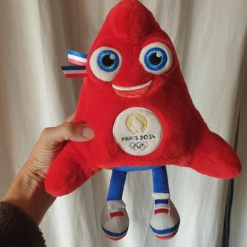 Mascotte Olympische Spelen Paris 2024 knuffel h 25 cm 1011 beschikbaar voor biedingen