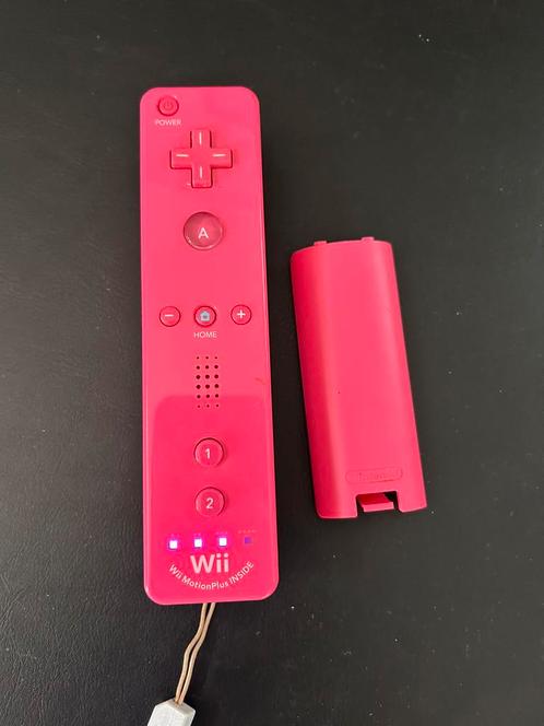 Nintendo Wii controller roze, Spelcomputers en Games, Spelcomputers | Nintendo Consoles | Accessoires, Gebruikt, Wii, Ophalen of Verzenden