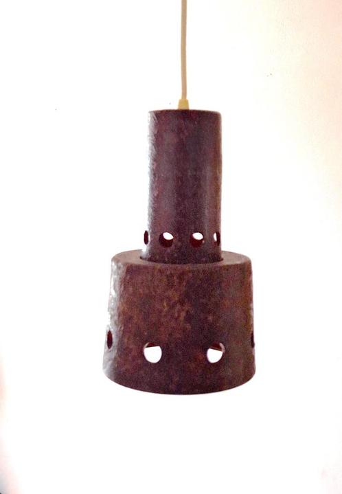 HANGLAMP KERAMIEK VINTAGE DESIGN, Huis en Inrichting, Lampen | Hanglampen, Zo goed als nieuw, Minder dan 50 cm, Overige materialen
