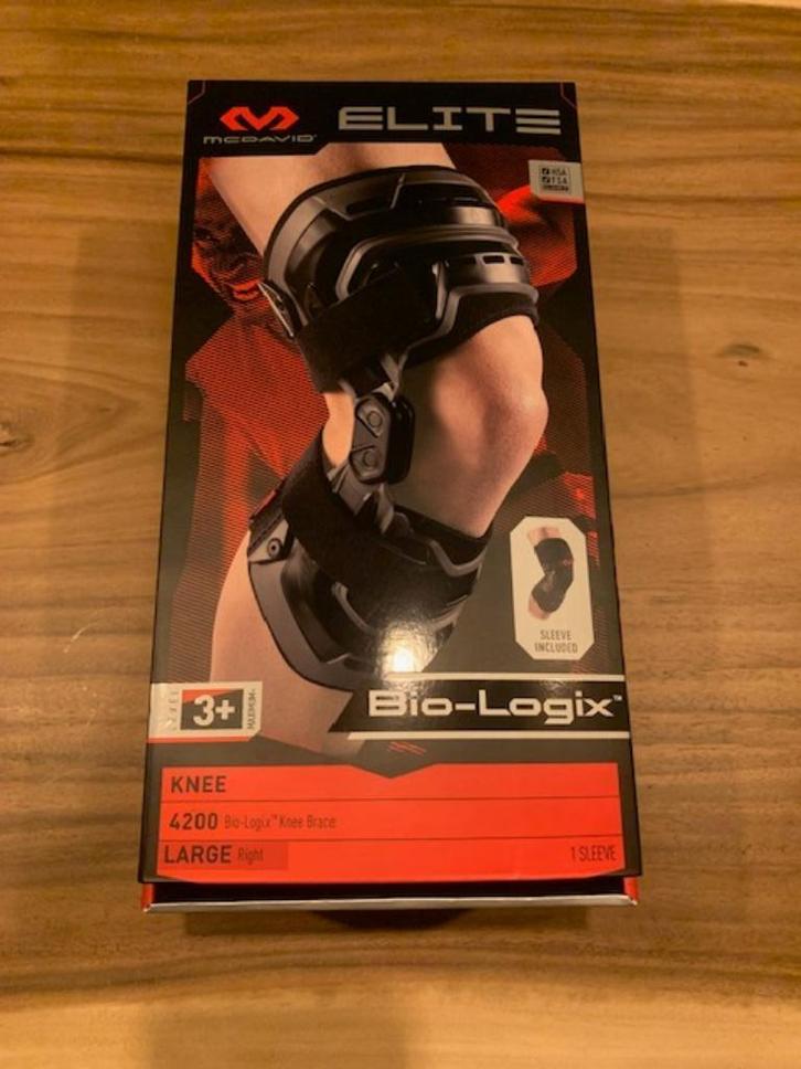 Mc David Bio-Logix Knie Brace 4200R Rechts Large, Diversen, Braces, Nieuw, Ophalen of Verzenden