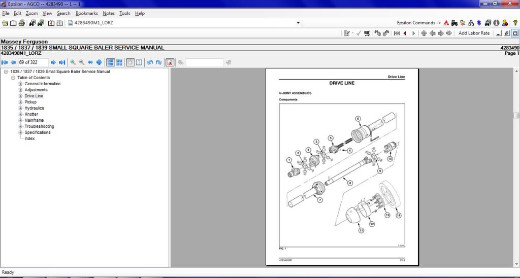 MASSEY FERGUSON Europa onderdelencatalogus [03.2015], Ophalen of Verzenden